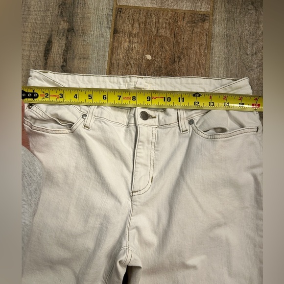Eileen Fisher undyed organic cotton stretch denim. Size 12. - Picture 5 of 8